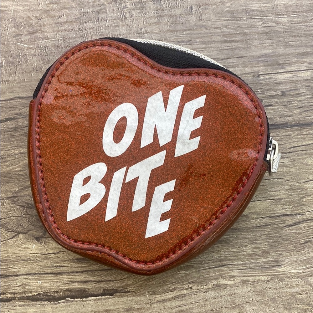 Disney Danielle Nicole dark red  and White Mini Bag